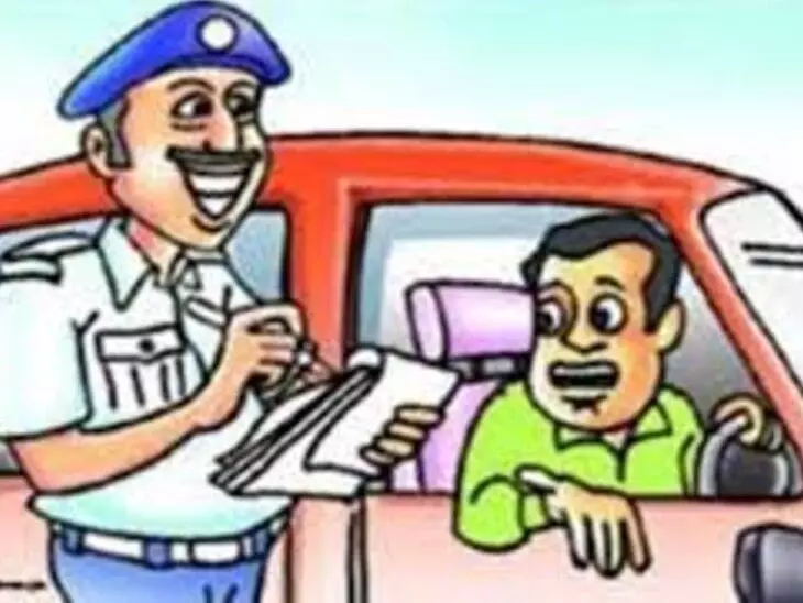 पुलिस ने राष्ट्रीय राजमार्ग 120 स्थित विष्णु मंदिर के समीप सघन वाहन चेकिंग अभियान चलाया