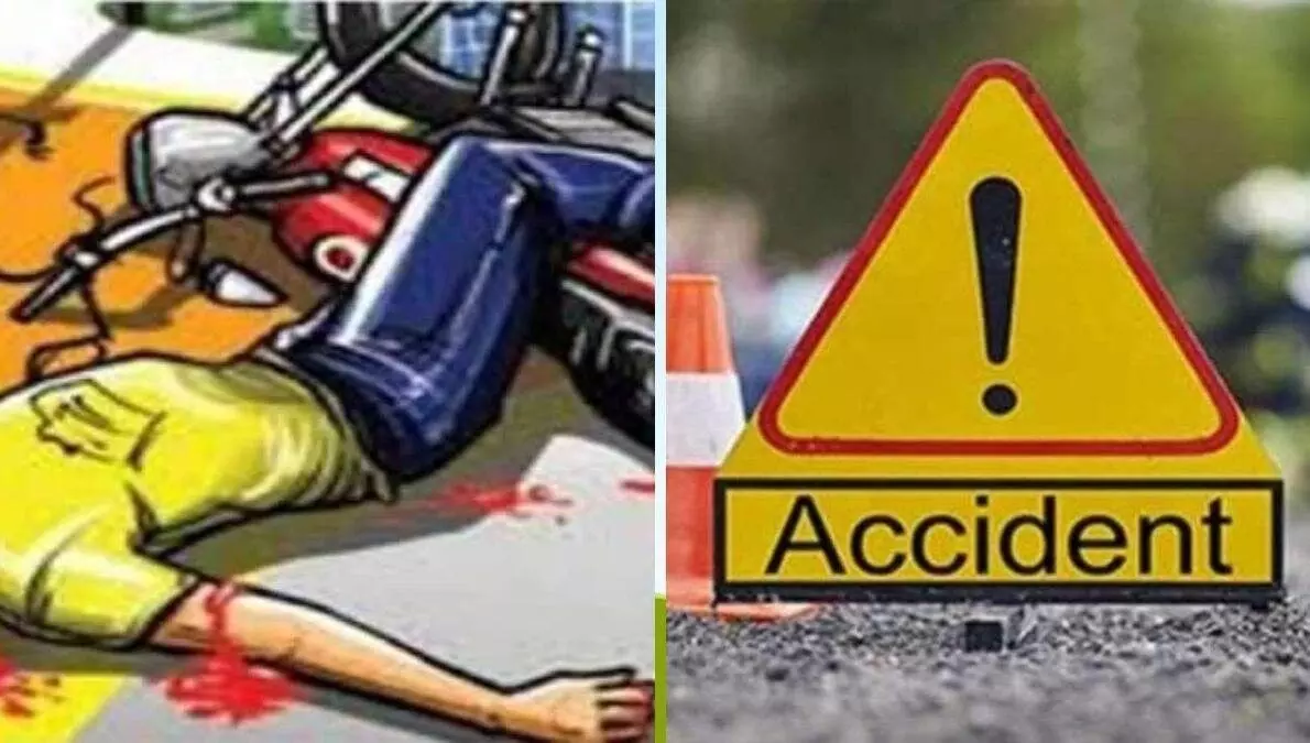 भीलवाड़ा में अज्ञान वाहन की टक्कर से बाइक सवार की हुई दर्दनाक मौत