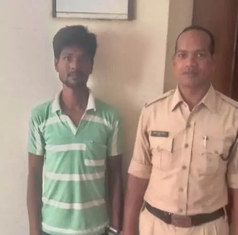 रायपुर में कोतवाली पुलिस ने गांजा तस्कर पर कसा शिकंजा, माल के साथ गिरफ्तार