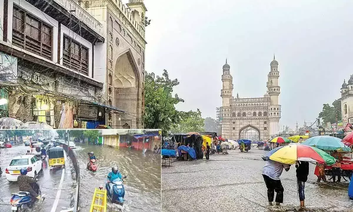 हैदराबाद में बारिश का कहर जारी है