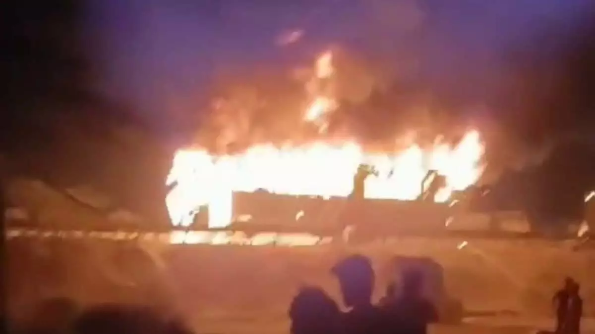 हरियाणा में चलती बस में आग लगने से आठ जिंदा जले, दो दर्जन से अधिक झुलसे