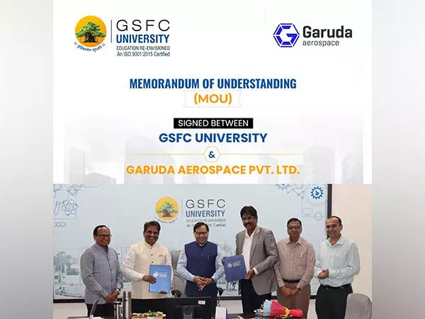 गरुड़ एयरोस्पेस, GSFC विश्वविद्यालय ने उद्यमिता, अनुसंधान और नवाचार को आगे बढ़ाने के लिए समझौता ज्ञापन पर हस्ताक्षर किए