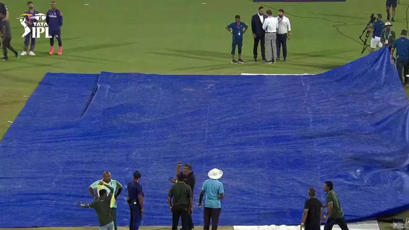 IPL 2024: बारिश के कारण टॉस में देरी