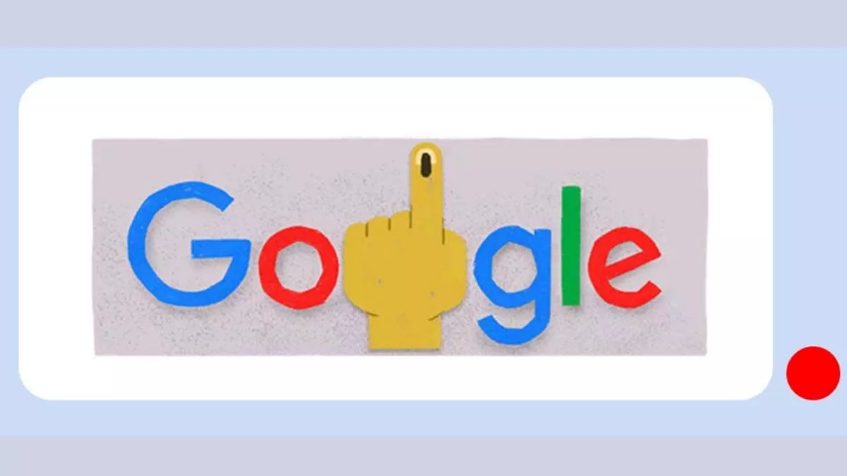 लोकसभा चुनाव में पांचवें चरण की वोटिंग आज, खास डूडल से जागरूक कर रहा गूगल