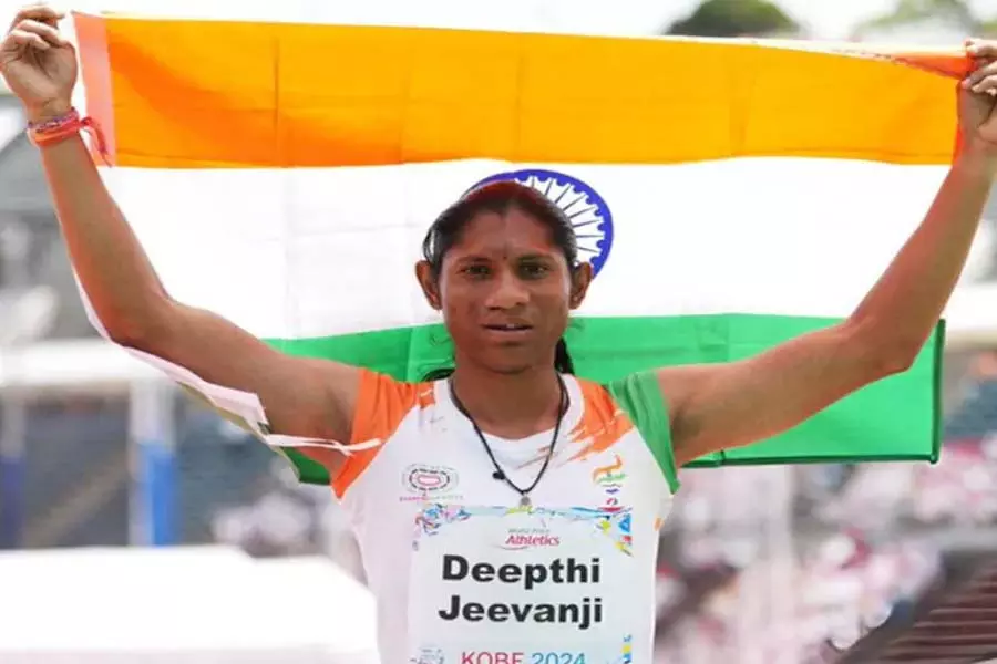 दीप्ति जीवनजी ने विश्व पैरा चैंपियनशिप में विश्व रिकॉर्ड समय के साथ स्वर्ण पदक जीता