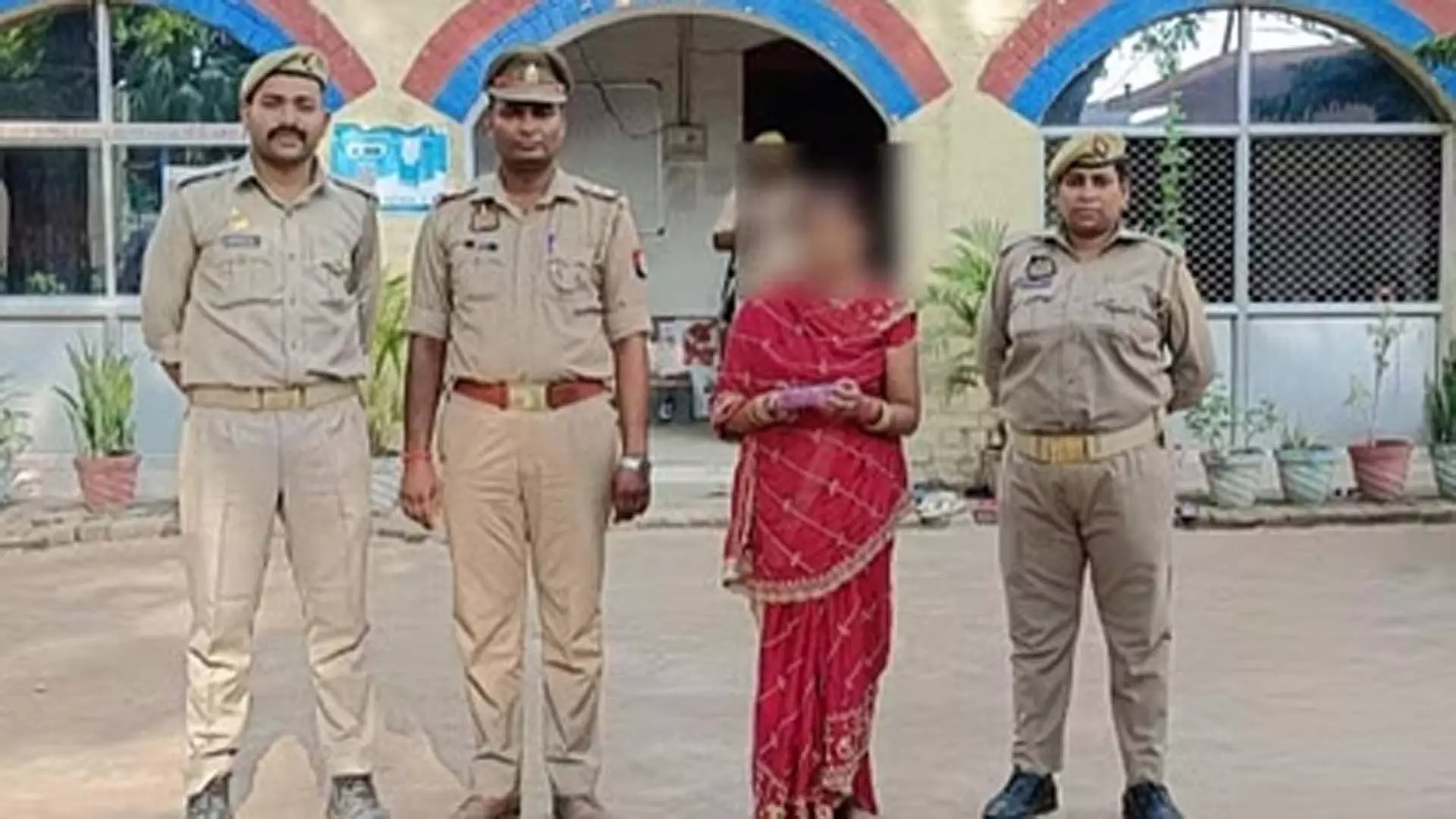 मंदिर में चोरी का मामले में महिला को पुलिस ने किया गिरफ्तार