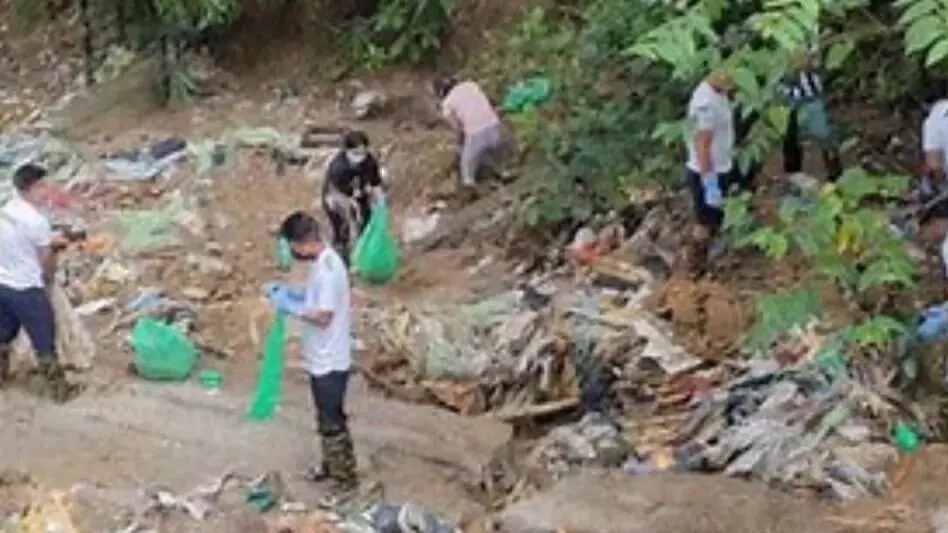 संगठनों ने अरुणाचल प्रदेश में यागमसो नदी की सफाई की, 3.5 मीट्रिक टन कचरा हटाया