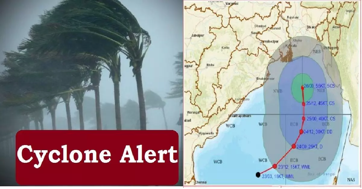 चक्रवात चेतावनी: आईएमडी ने ओडिशा में भारी बारिश, हवा की गति का अनुमान लगाया