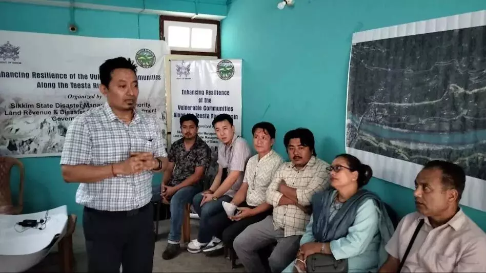 तीस्ता बेसिन प्रशिक्षण में सिक्किम अग्रणी फोकस में जीएलओएफ और सामुदायिक सहभागिता