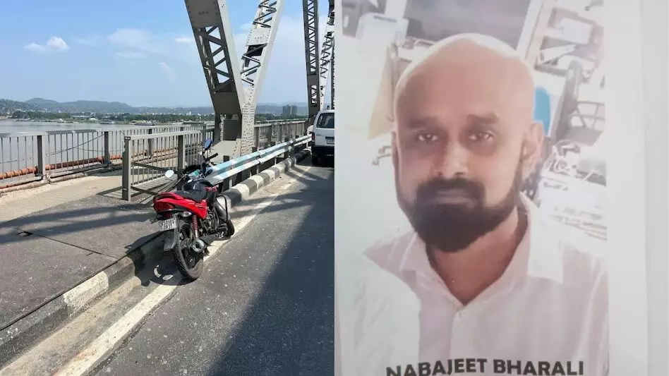 सरायघाट पुल पर लावारिस हालत में बाइक मिलने से लापता युवक की मौत की आशंका जताई जा रही