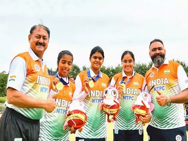 तीरंदाजी विश्व कप चरण दो: भारतीय महिला कंपाउंड टीम ने स्वर्ण पदक हासिल किया