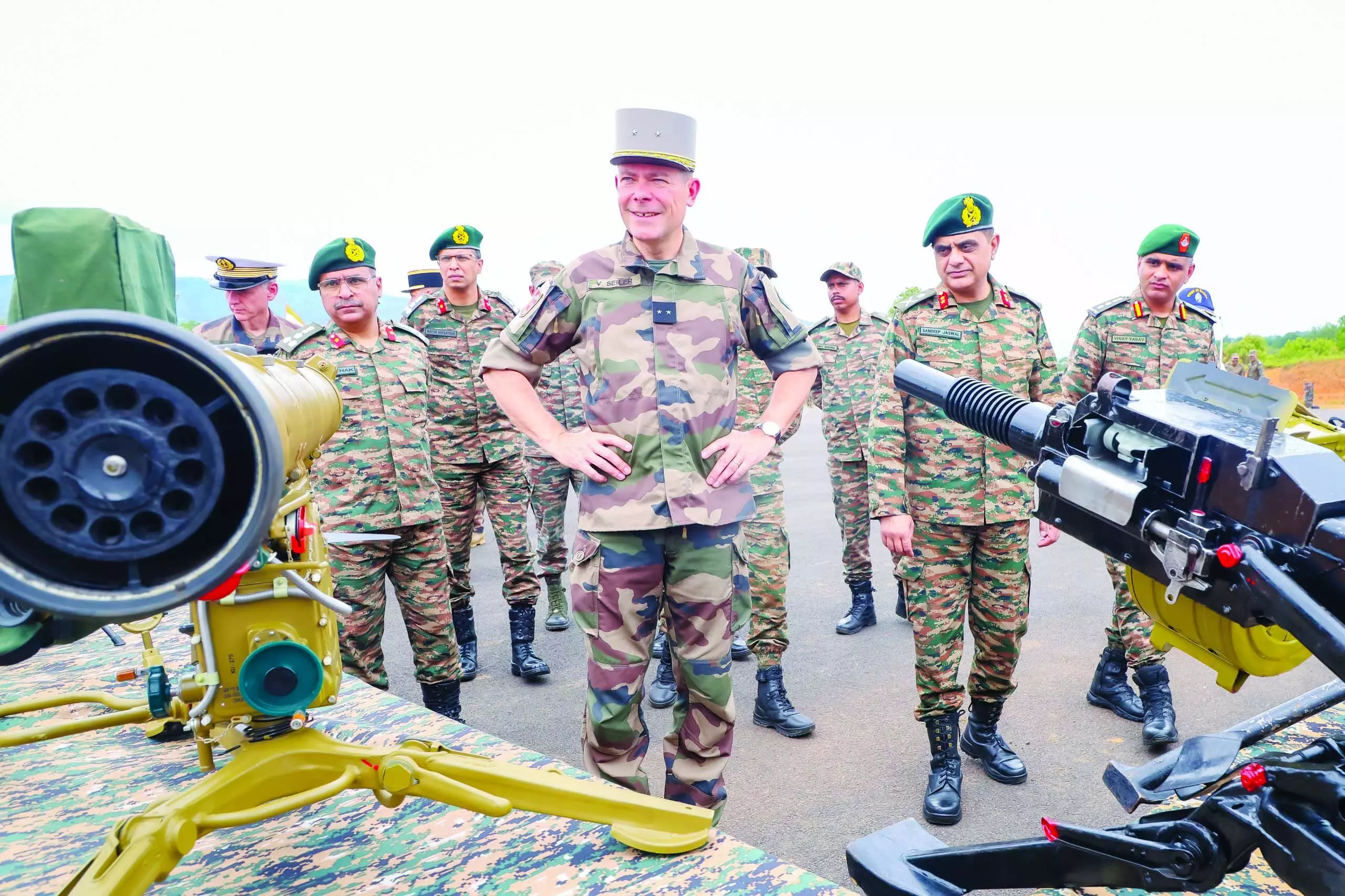 भारत-फ्रांस संयुक्त सैन्य अभ्यास शक्ति की 7वीं किस्त उमरोई, री-भोई में संयुक्त प्रशिक्षण नोड में संपन्न हुई