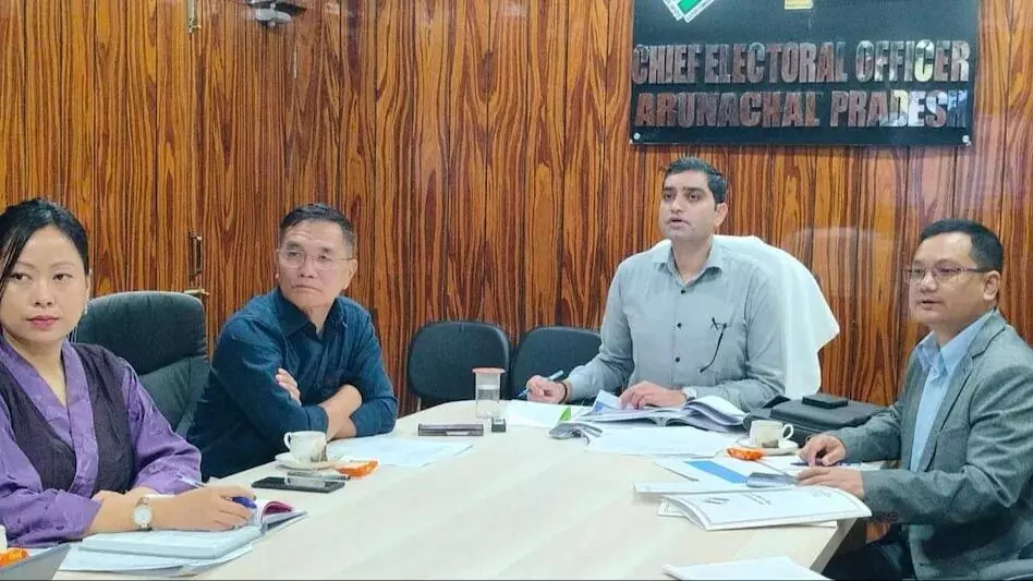 सीईओ ने अरुणाचल प्रदेश जिले में मतगणना तैयारियों का आकलन किया