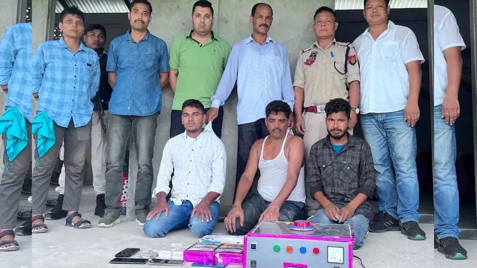 असम पुलिस ने चिरांग में नकली मुद्रा रैकेट का भंडाफोड़ किया, तीन गिरफ्तार