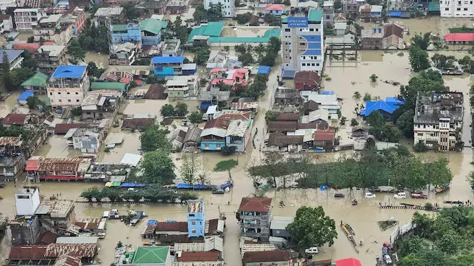 चक्रवात रेमल के कारण मणिपुर में बाढ़
