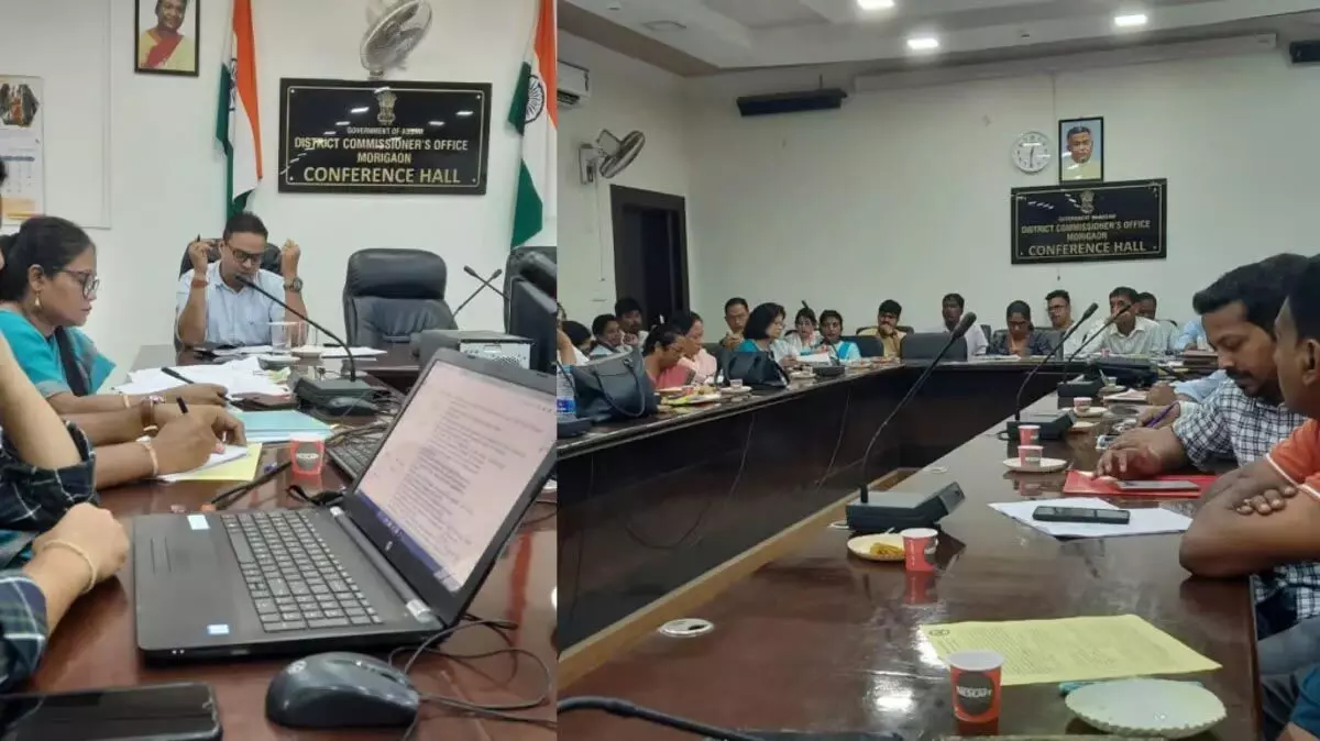 Assam :  मोरीगांव डीसी देवाशीष शर्मा ने मासिक जिला विकास समिति की बैठक में विभागीय कार्यों की समीक्षा की