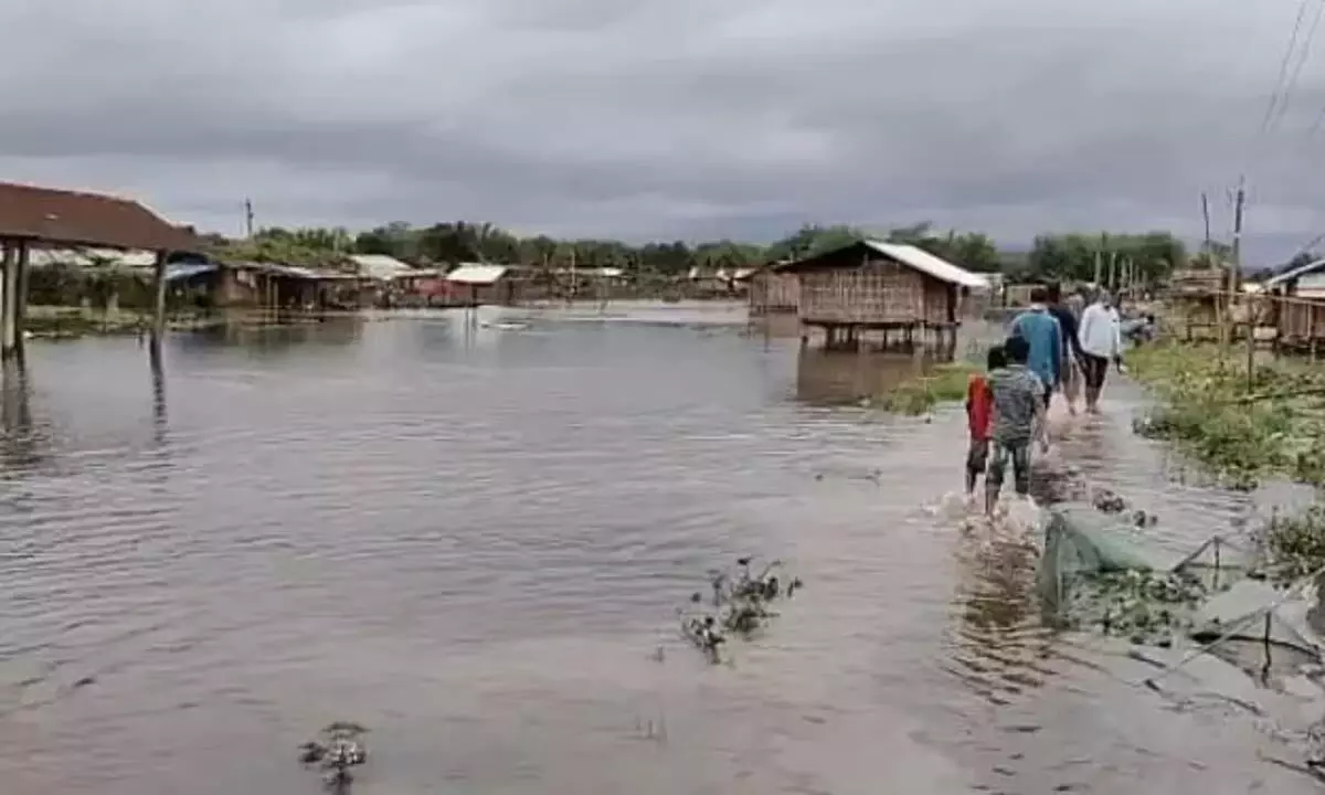 Assam :  चक्रवात रेमल के बाद असम में बाढ़ का कहर जारी, 2 लाख से अधिक लोग प्रभावित
