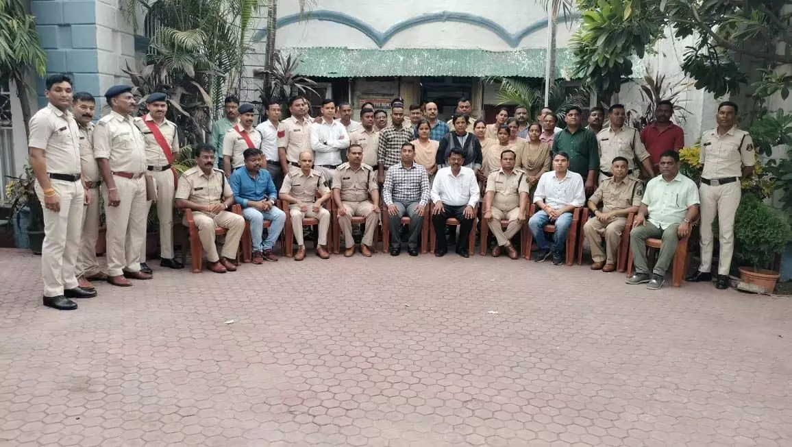 पुलिस कार्यालय में कार्यरत सहायक उप निरीक्षक लक्ष्मण प्रधान हुए सेवानिवृत