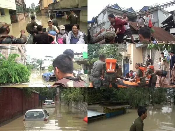Cyclone Remal: मणिपुर में चक्रवात रेमल के कारण आई बाढ़ के बाद बचाव अभियान जारी
