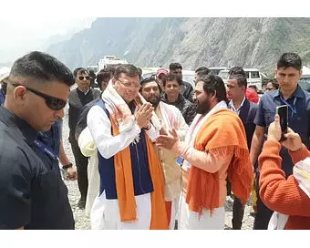 Joshimath :  सीएम धामी जायजा लेने बदरीनाथ पहुंचे  , कैंची धाम मेले की  भी करेंगे समीक्षा