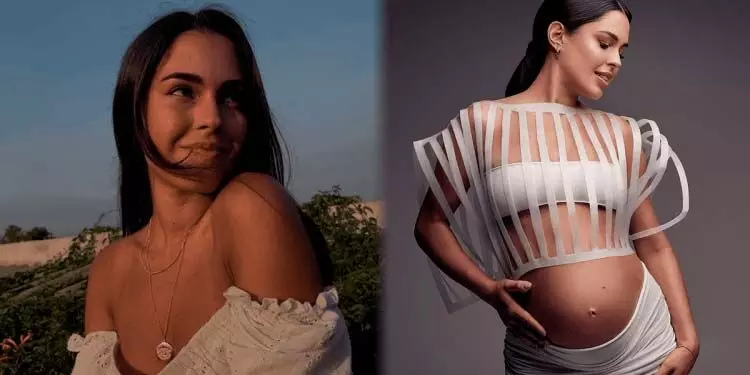 lifestyle: फ्रांसेसा जिग्नागो ने सोशल नेटवर्क पर अपनी उन्नत गर्भावस्था को दिखाया