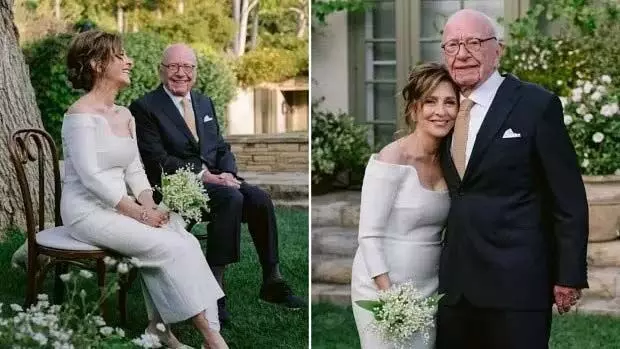 93 वर्षीय Media Mogul Rupert Murdoch ने पांचवीं बार शादी की