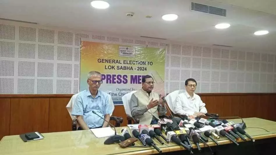 Tripura News:  में दो लोकसभा क्षेत्रों में मतगणना की सभी तैयारियां पूरी: सीईओ