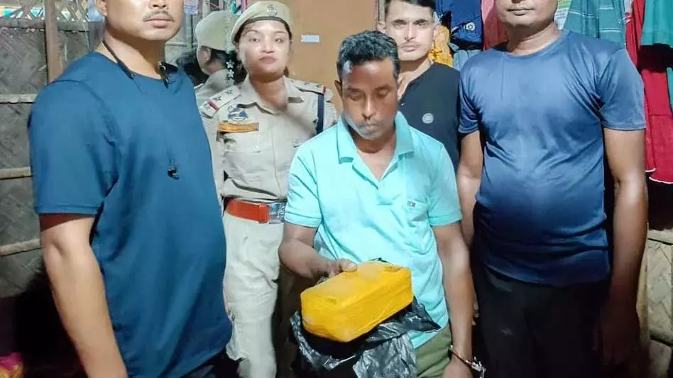 Assam news :  करीमगंज में 30 लाख रुपये की ड्रग्स जब्त, एक गिरफ्तार