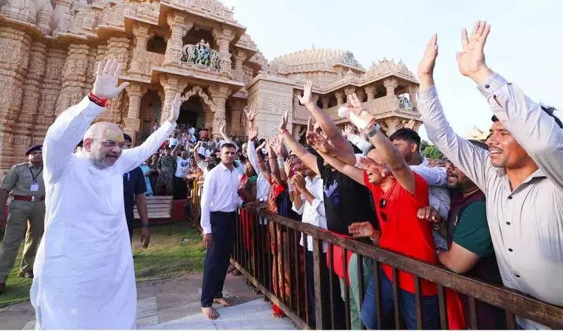 Gandhinagar: लोकसभा सीट पर अमित शाह को 6 लाख से अधिक वोटों की निर्णायक बढ़त मिली