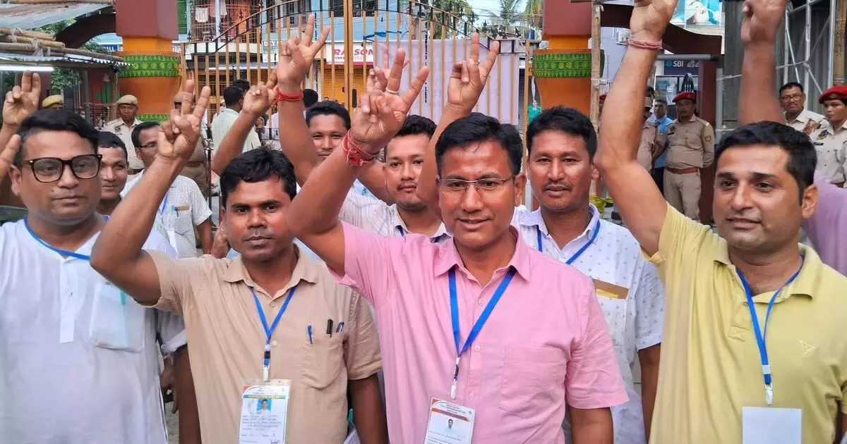 Assam news : एनडीए समर्थित यूनाइटेड पीपुल्स पार्टी लिबरल (यूपीपीएल) उम्मीदवार जोयंत बसुमतारी ने कोकराझार (एसटी) सीट 50,366 से अधिक मतों से जीती