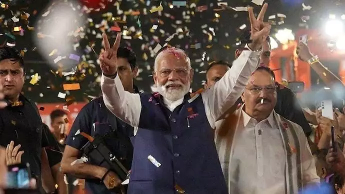 Delhi: एनडीए 2.0 की आखिरी बैठक में नरेंद्र मोदी