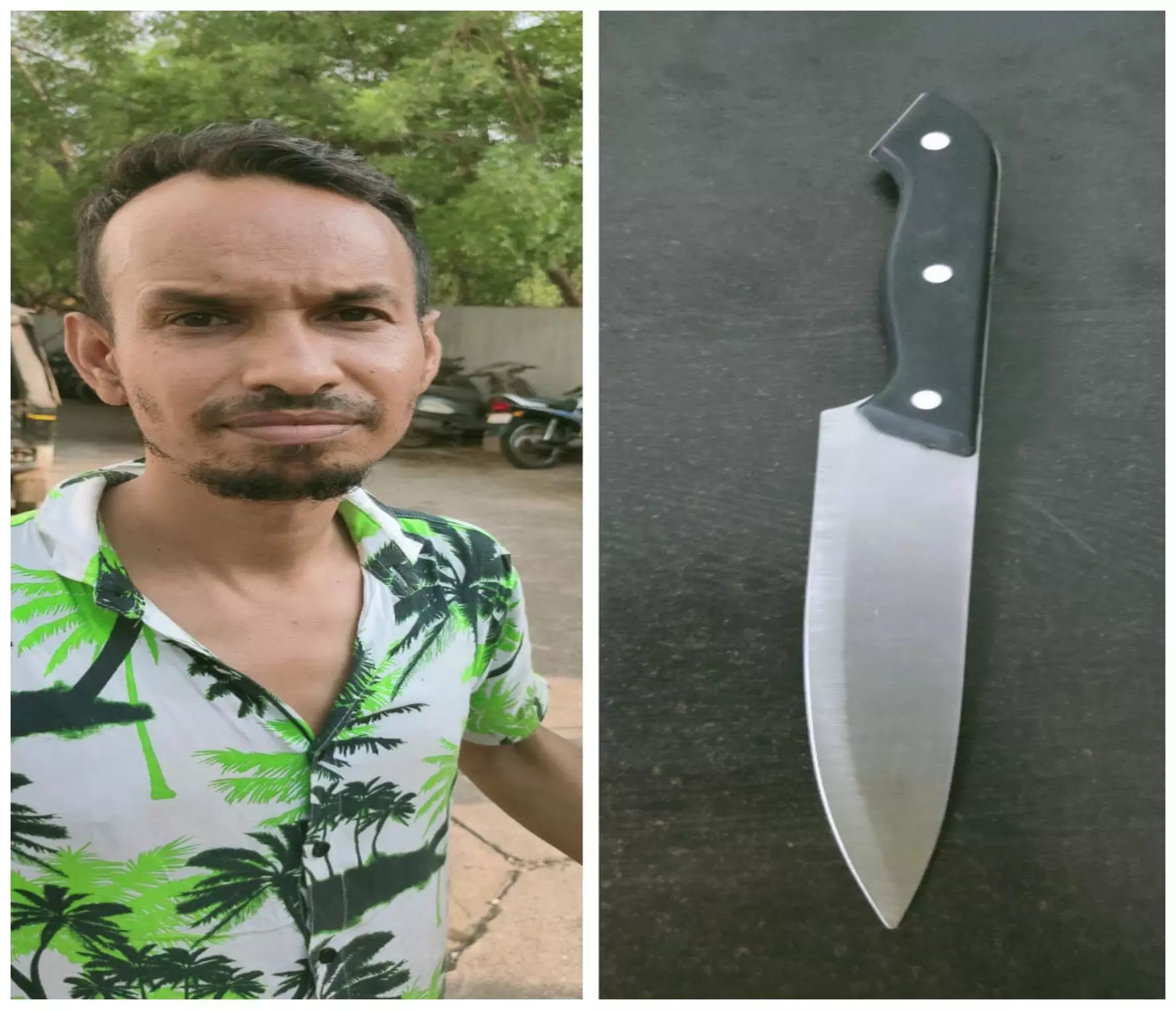 Raipur में चाकू लेकर घूमते बदमाश गिरफ्तार
