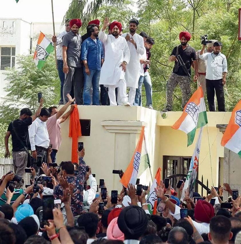 Punjab News: कांग्रेस उम्मीदवार की जीत पर जश्न का माहौल