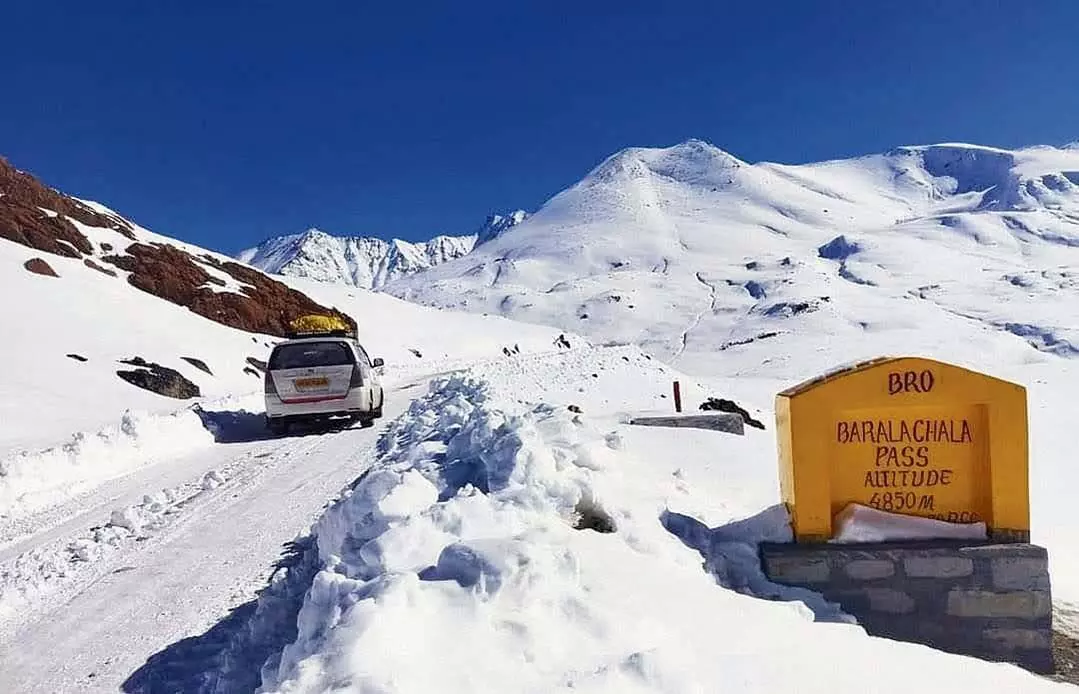 Himachal  : मनाली-लेह राजमार्ग को दारचा से आगे दोतरफा यातायात के लिए खोला गया