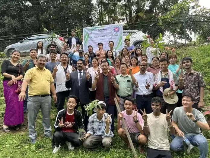 Arunachal : विश्व पर्यावरण दिवस के उपलक्ष्य में आरजीयू ने वृक्षारोपण अभियान चलाया
