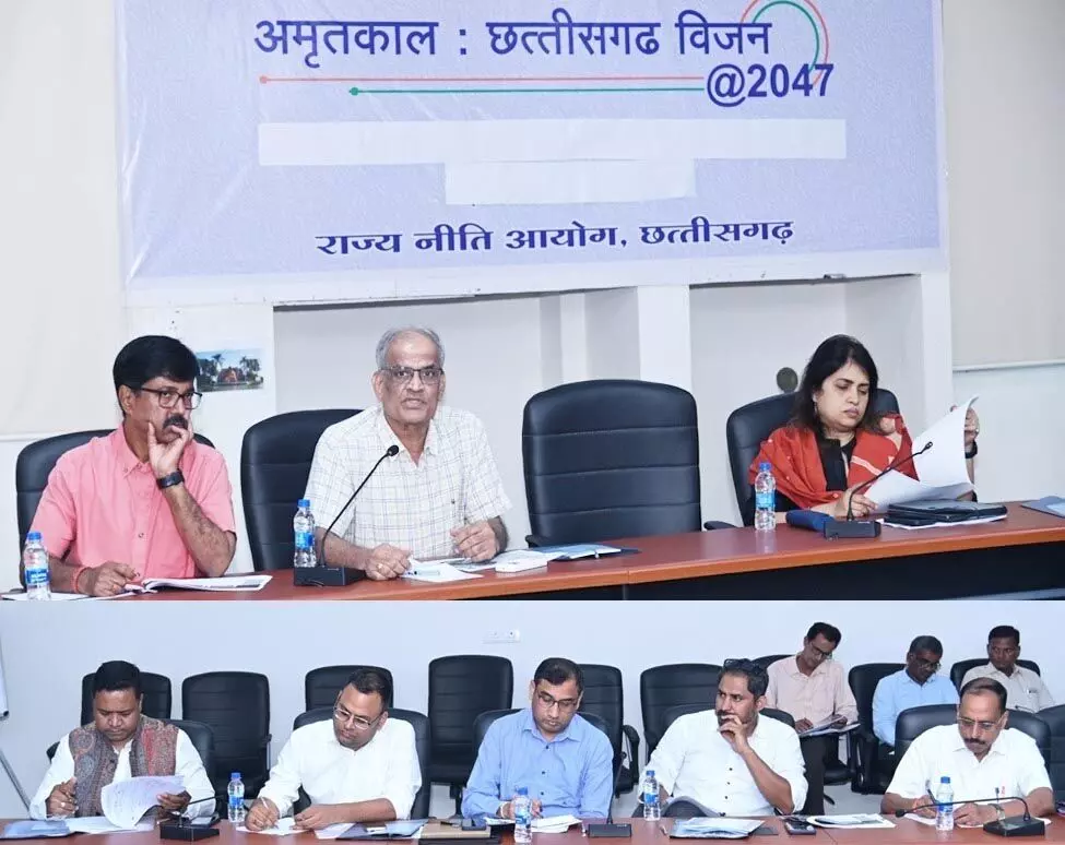 Chhattisgarh Vision Document 2047 तैयार करने ग्रामीण और नगरीय अधोसंरचना पर गठित की गई ग्रुप