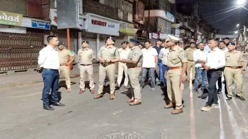 Rath Yatra : भावनगर में रथयात्रा को लेकर पुलिस ने गश्त की