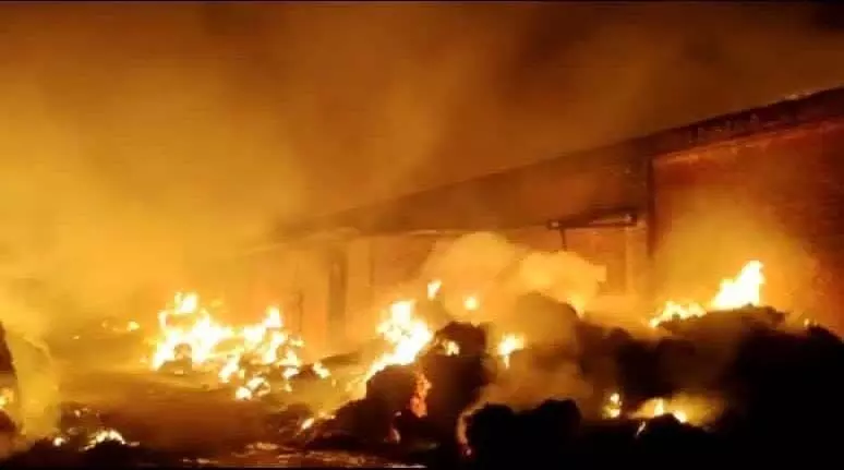 Haryana \Panipat: पानीपत सेक्टर 25 में स्थित इंडस्ट्री में आग लगने से भीषण हादसा