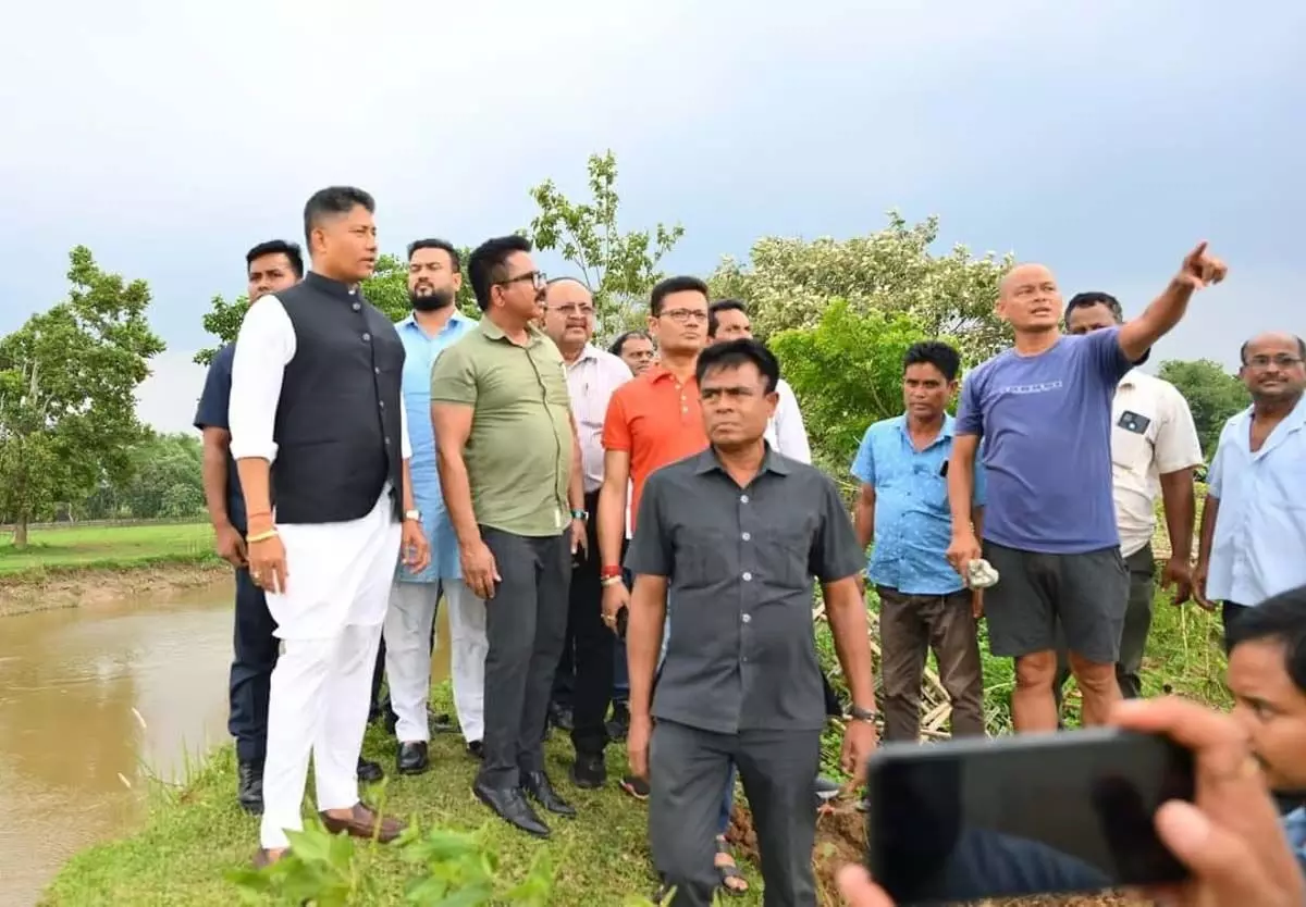 Assam news : जल संसाधन मंत्री पीयूष हजारिका ने बोको नदी कटाव संकट और बाढ़ राहत प्रयासों पर बात की