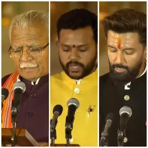 Modi Cabinet 3.0: मोदी कैबिनेट 3.0 में ज्यादातर पुराने चेहरे, मनोहर लाल, चिराग, नायडू पहली बार बने मंत्री