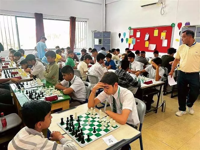 Dharamsala: अंडर-17 शतरंज चैंपियनशिप में रिकॉर्ड 155 प्रतिभागियों ने हिस्सा लिया