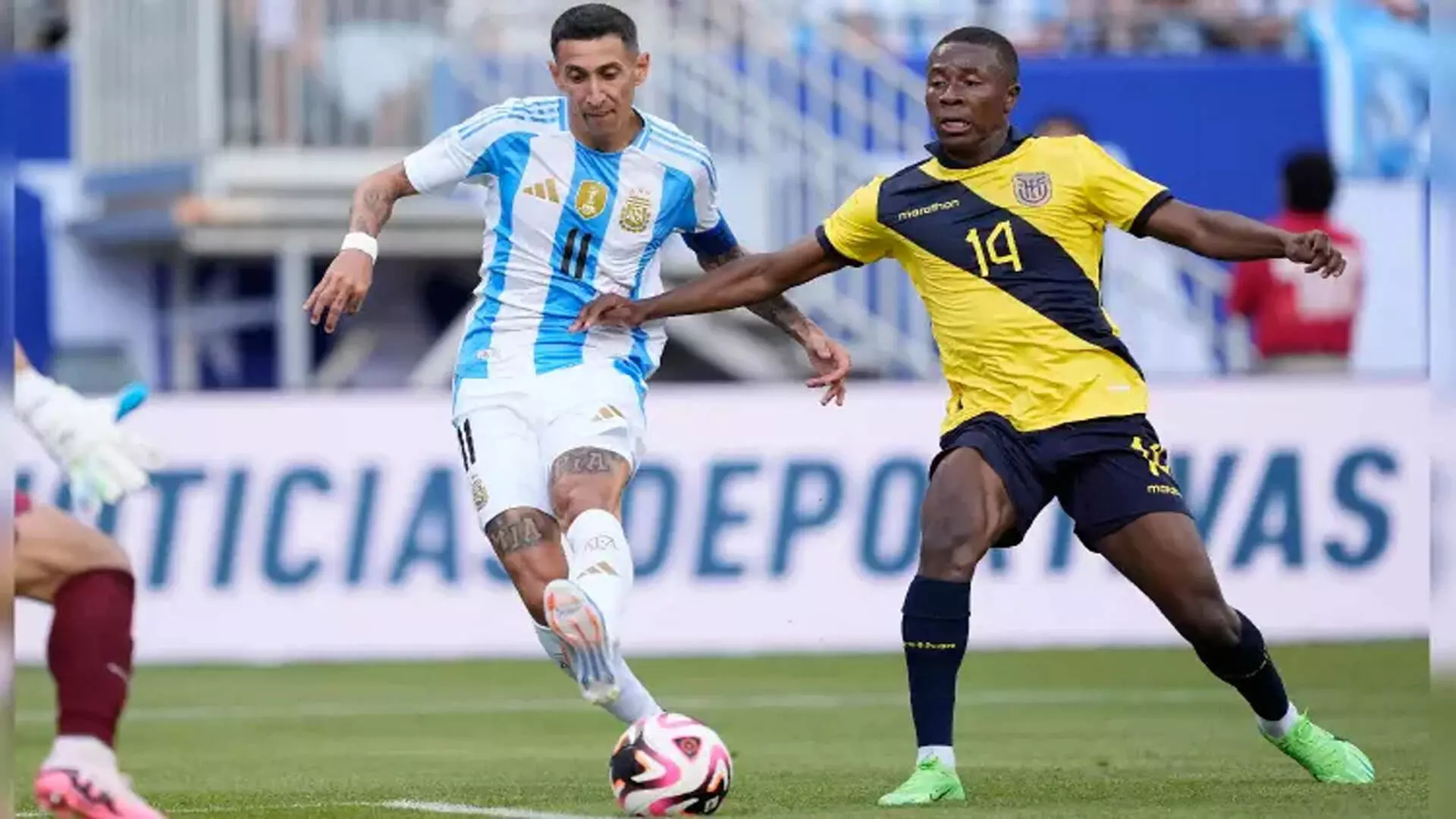 Copa अमेरिका वार्म-अप: डि मारिया के एकमात्र गोल से अर्जेंटीना ने इक्वाडोर को हराया