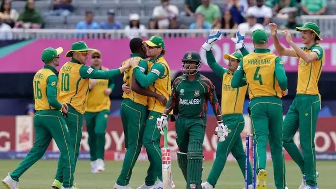 T20 World Cup: दक्षिण अफ्रीका ने न्यूयॉर्क में रोमांचक मुकाबले में 113 रन का लक्ष्य बचाया