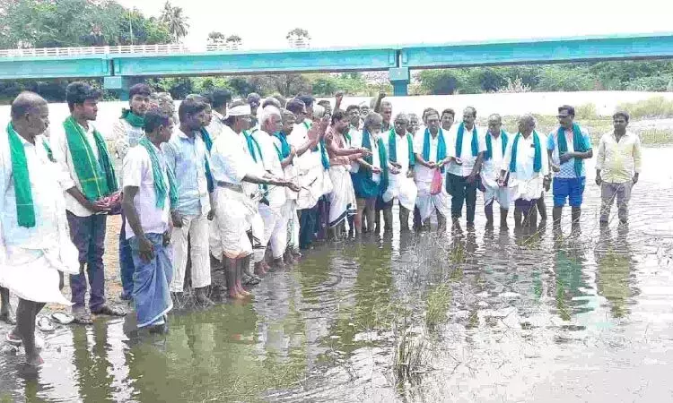 Tamil Nadu: किसानों ने जल शक्ति राज्य मंत्री के रूप में कर्नाटक के सोमन्ना का विरोध किया