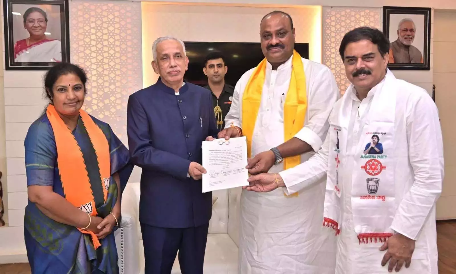 Andhra News: राज्यपाल नजीर ने नायडू को आंध्र के दक्षिणी राज्यों में सरकार बनाने के लिए आमंत्रित किया