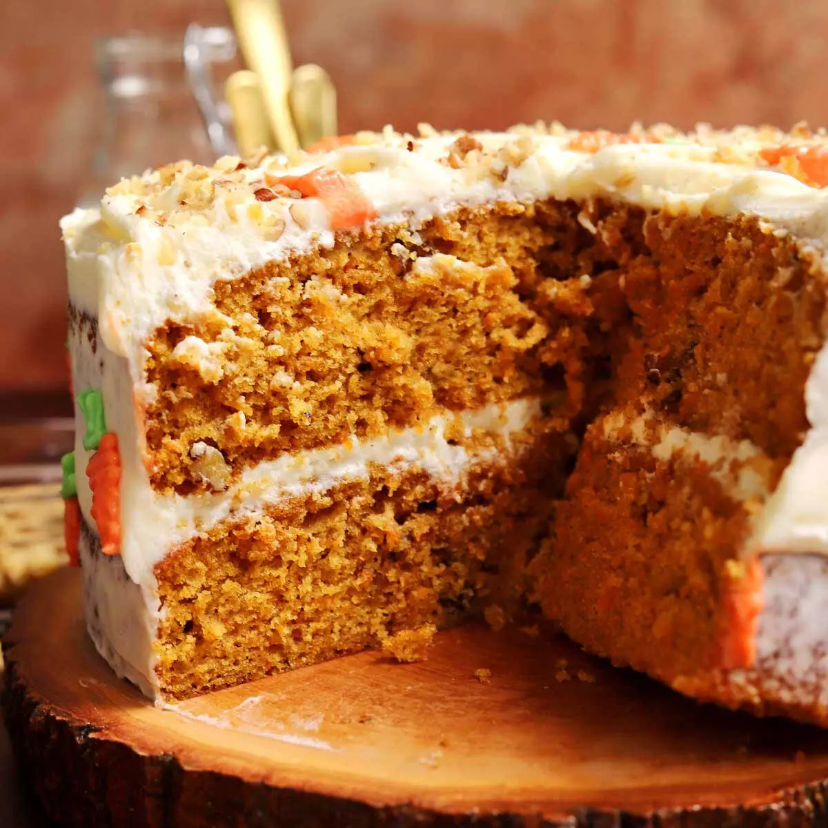 TASTY GAJAR CAKE RECIPE :बनाइये घर पे टेस्टी और हेअल्थी गाजर केक जानिए रेसिपी