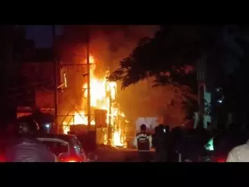 Haryana : बराड़ा के महाराणा प्रताप चौंक पर ट्रांसफार्मर से उठी चिंगारी से भड़की आग