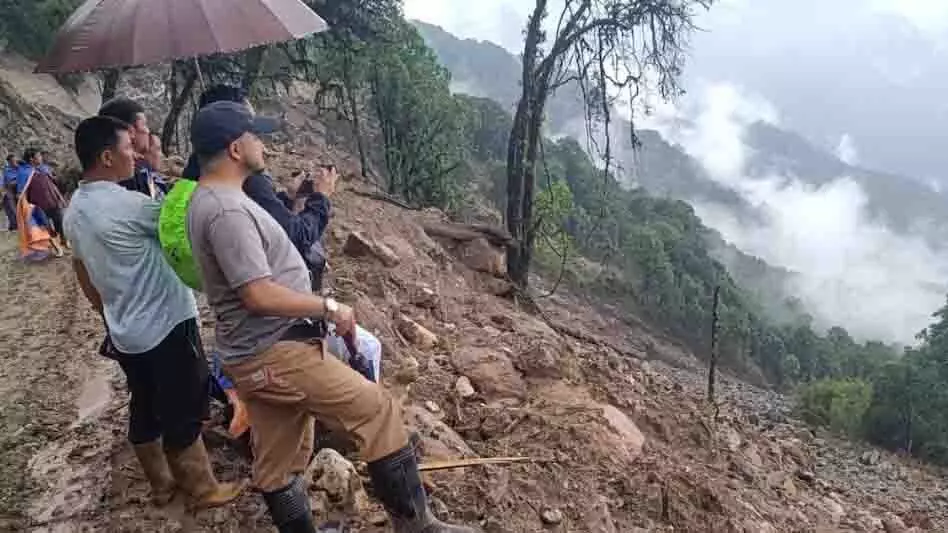 Sikkim news : बारिश से बाधित नामची की जलापूर्ति बहाल