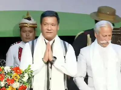 Arunachal Pradesh News; Pema Khandu CM: पेमा खांडू तीसरी बार अरुणाचल प्रदेश के CM  में शपथ ली