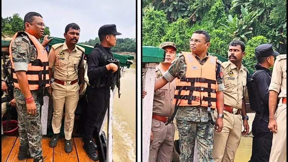 MANIPUR NEWS: मणिपुर के जिरीबाम से सैकड़ों लोगों के पलायन के बाद असम पुलिस ने नदी पर गश्त बढ़ा दी